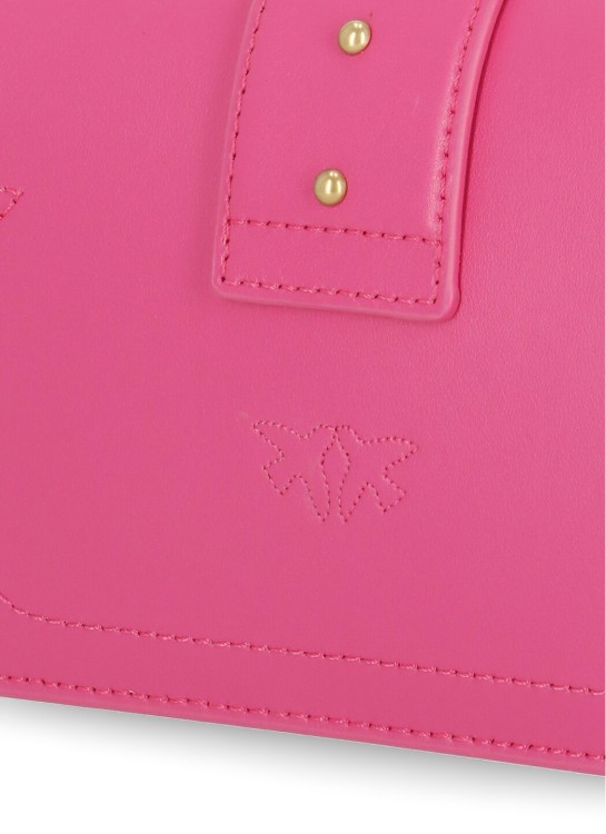 Shop Pinko Love One Mini Bag In Pink