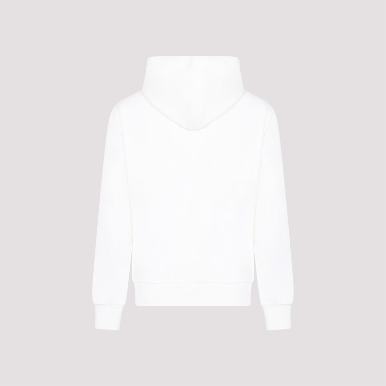 Marni Blue Hoodie With Logo On Chest For Men In White
