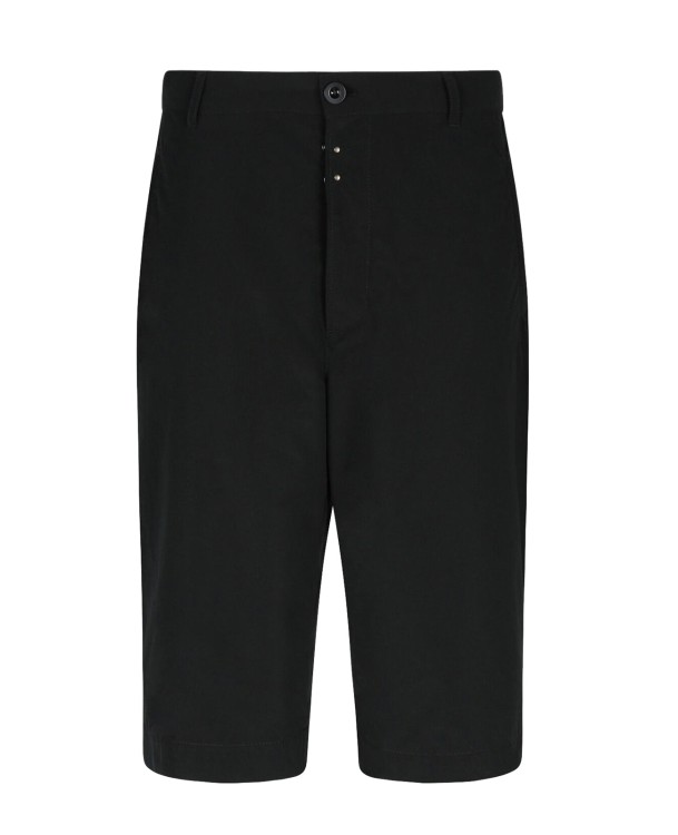 Shop Givenchy Black Cotton Shorts
