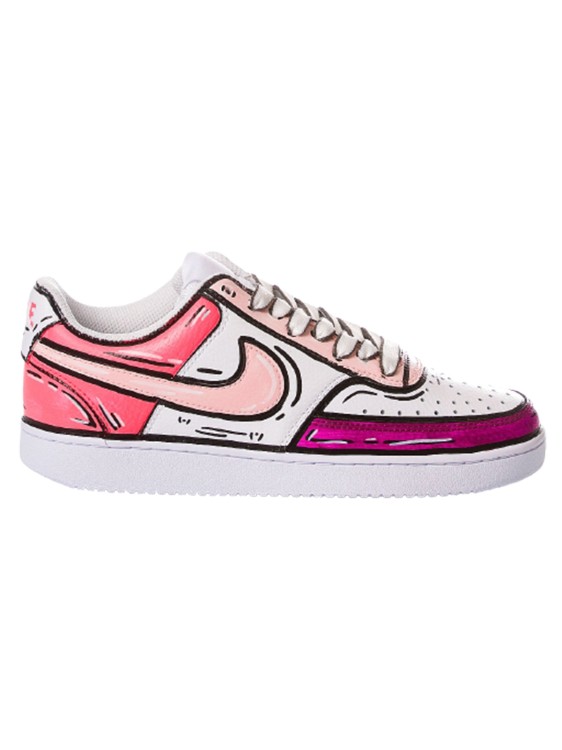 Nike Air Force Pink In White