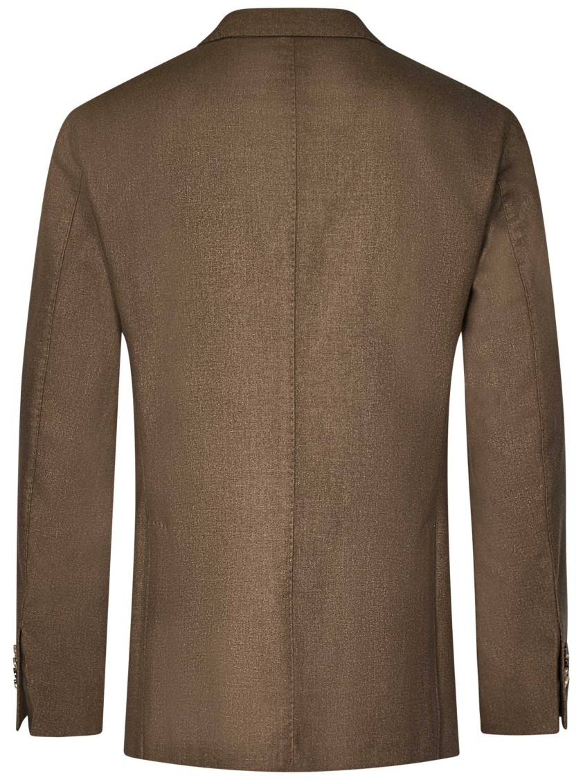 Boglioli K-jacket Jacket In Melange Wool In Brown