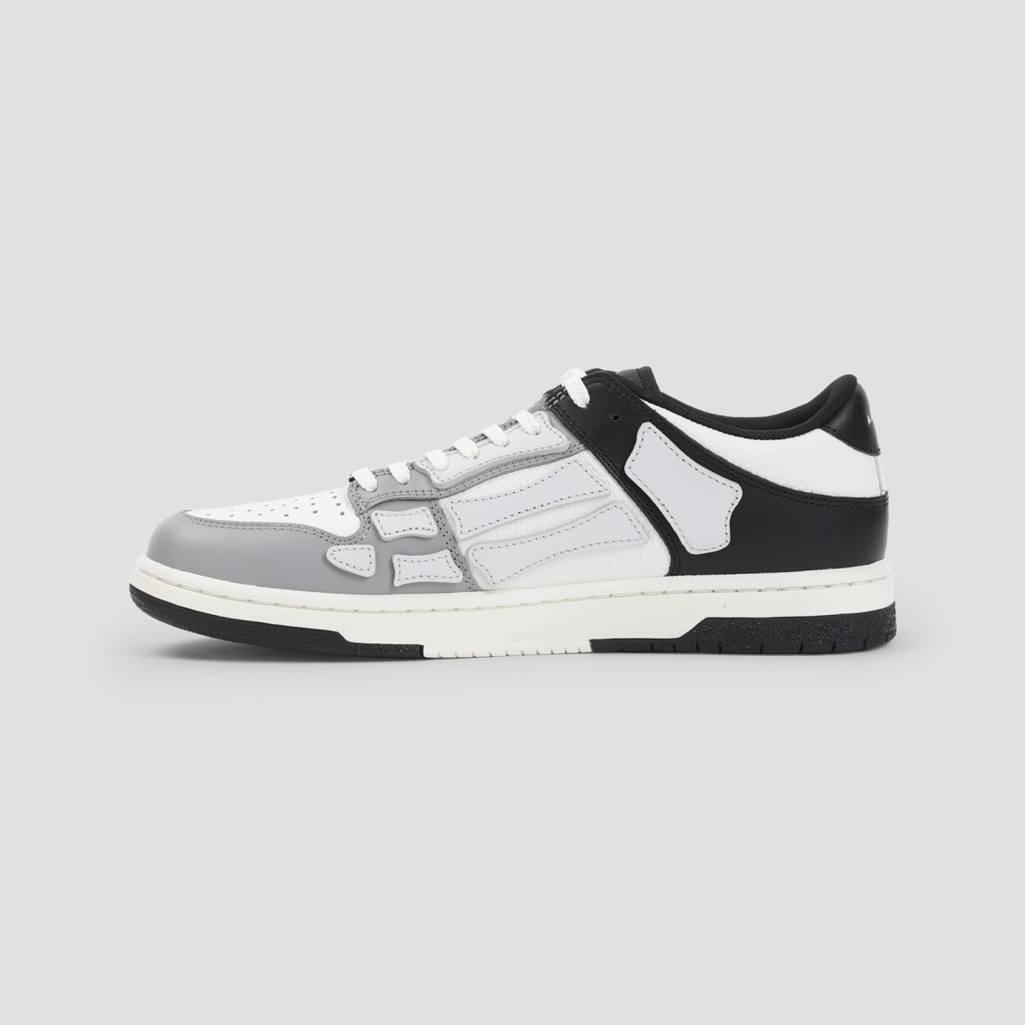 Amiri Multicolor Two-tone Skel Top Low Sneakers In White