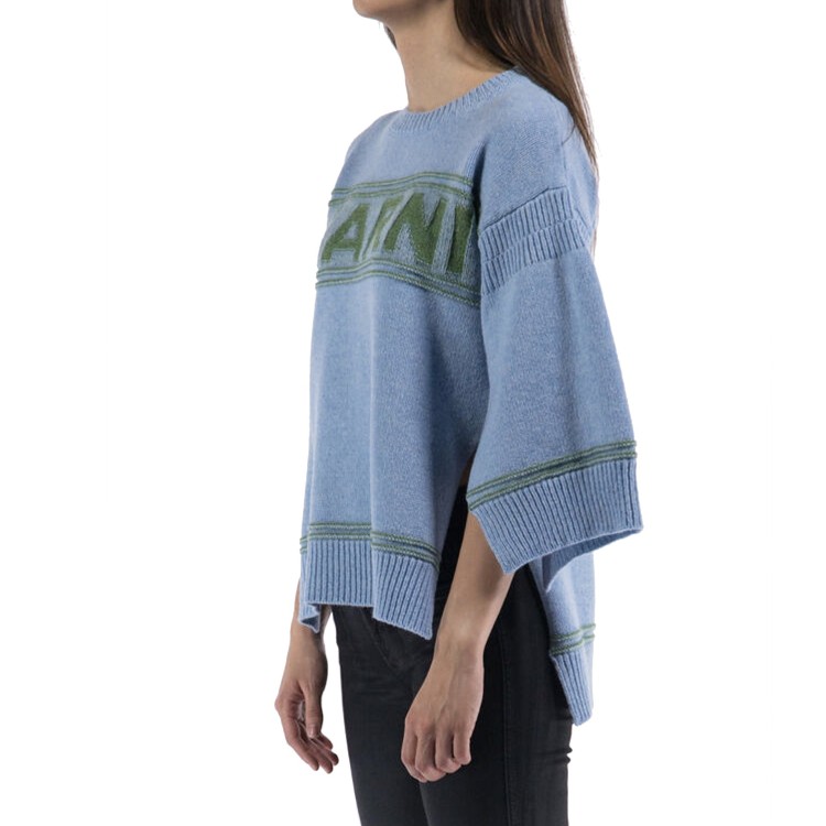 Shop Marni Fendi Logo Sweater In Blue