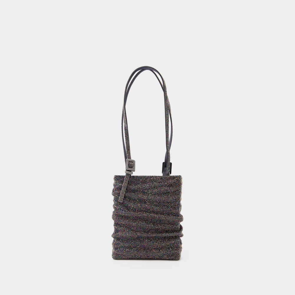 BENEDETTA BRUZZICHES BENEDETTA BRUZZICHES LOLLO LA GRANDE SHOULDER BAG - HEMATITE 