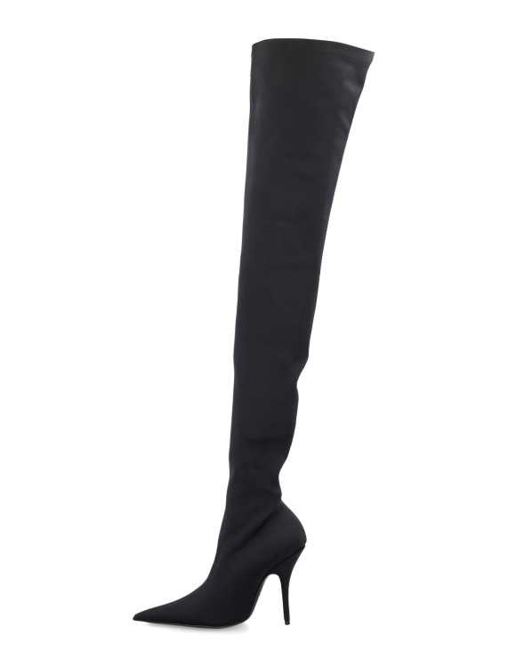 Shop Balenciaga Knife Over-the-knee Boots In Black