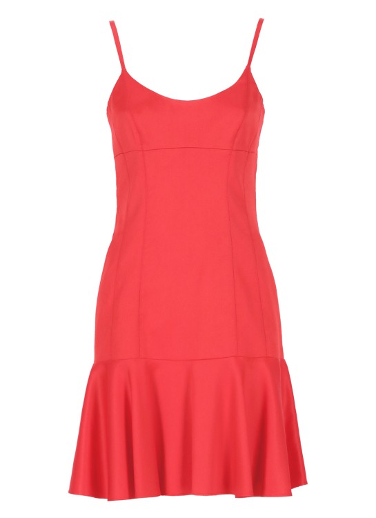 Shop Moschino Viscose Dress In Red