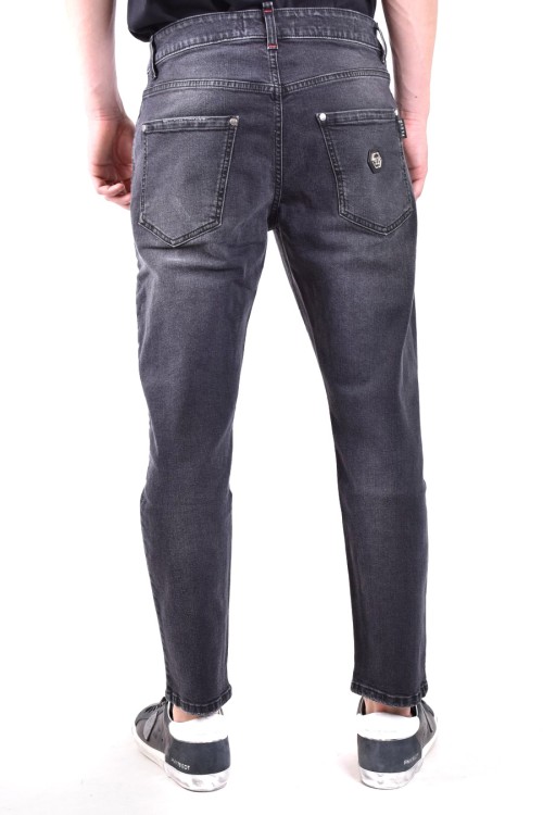 Shop Philipp Plein Grey Denim Jeans