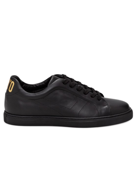 Pantofola D'oro Black Buffalo Leather Sneakers