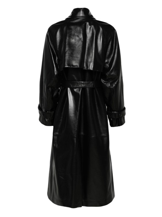 Shop Max Mara Trench Coat In Black