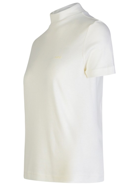 Shop Apc Caroll' White Cotton T-shirt