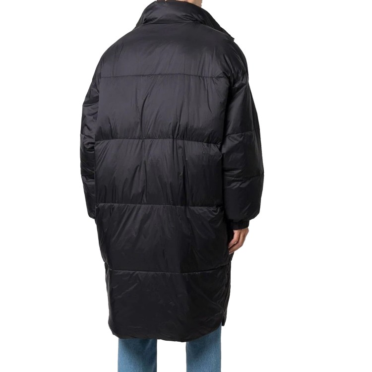 Shop Isabel Marant Black Padded Oversize Coat