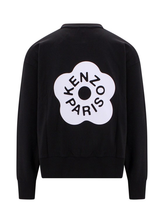 Shop Kenzo Boke Flower 2.0 Print Cotton Sweatshirt In Black