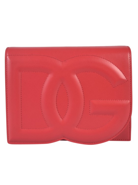 Shop Dolce & Gabbana Dg Logo Crossbody Bag In Red