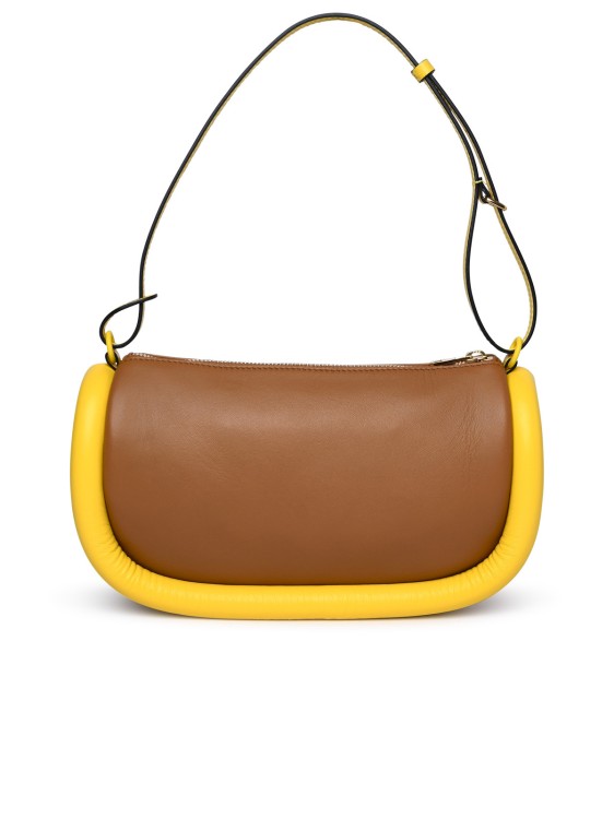 Shop Jw Anderson Two-tone Leather Bag In Brown