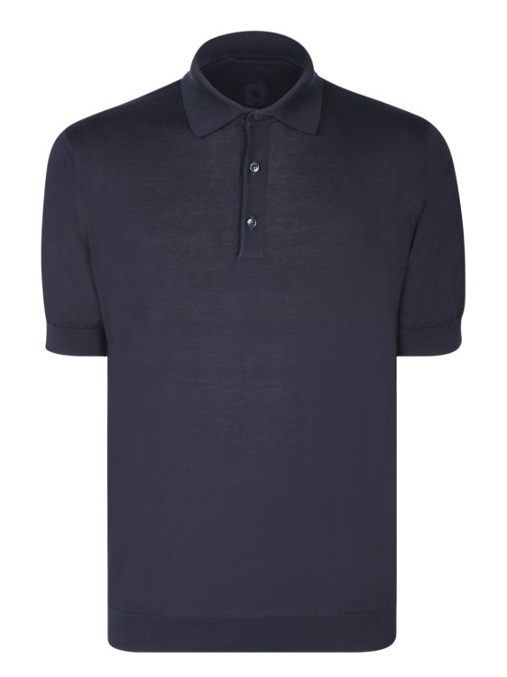 Lardini Cotton Polo Shirt In Black
