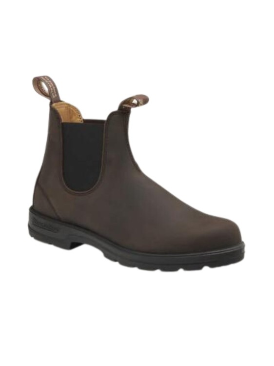Shop Blundstone Brown Leather Ankle Boots