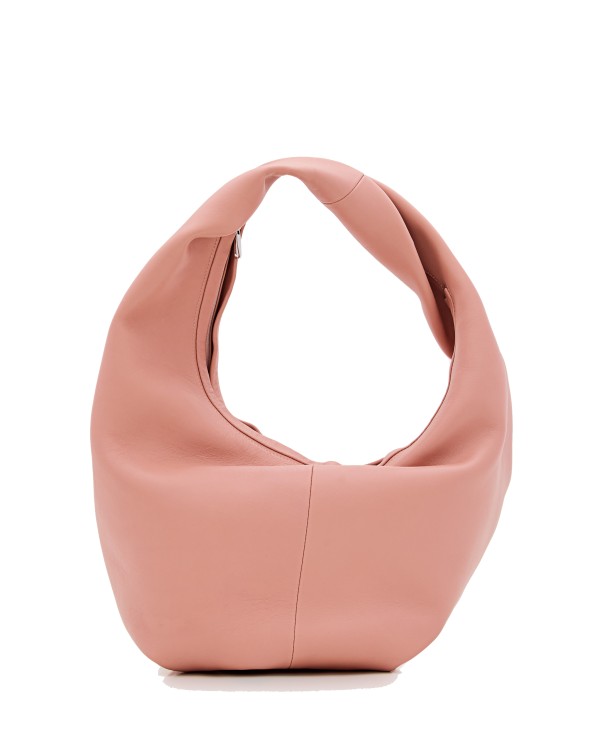 Shop Maeden Yela Leather Hobo Bag In Pink