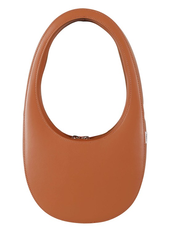 Shop Coperni Oval-shaped Brown Bag