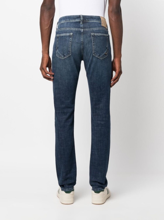 Shop Incotex Blue Cotton Jeans