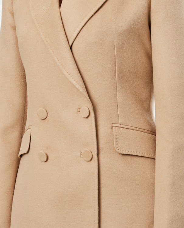 Shop Gabriela Hearst Silk Fitted Blazer In Brown
