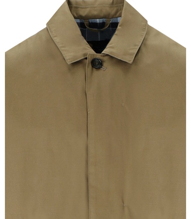 Shop Barbour Rokig Beige Long Jacket In Brown