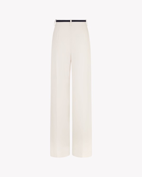 Shop Serena Bute Tailored Trouser - Ecru In White