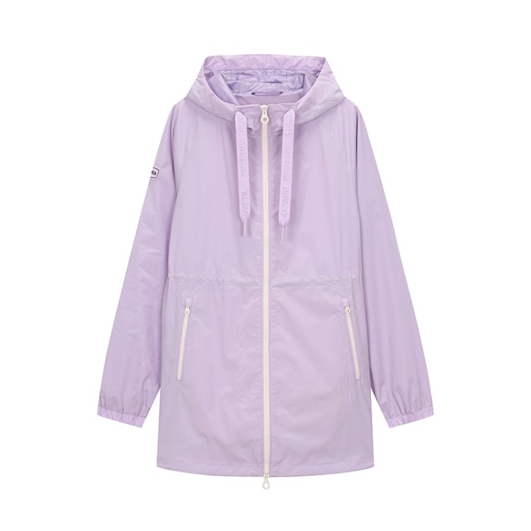 Shop Duvetica Marne M Mid-length Hooded Jacket In Purple