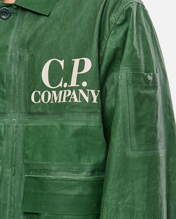 Shop C.p. Company Toob-two Jacket In Green