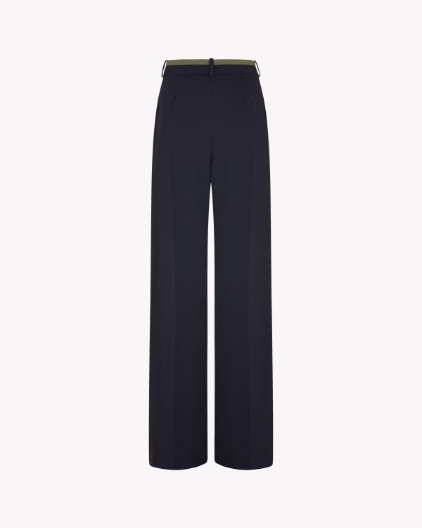 Shop Serena Bute Tailored Trouser - Dark Navy In Blue