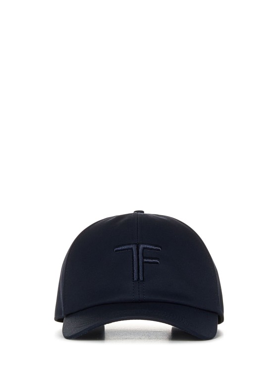 Shop Tom Ford Logo Embroidered Baseball Cap In Black