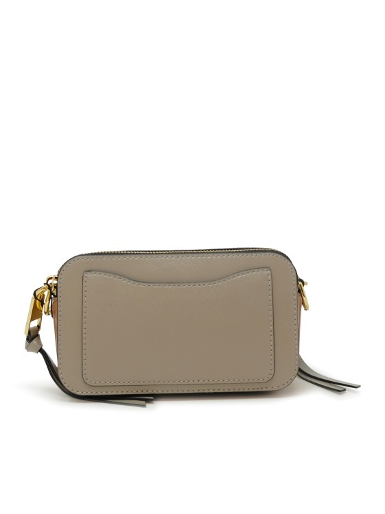 Shop Marc Jacobs Khaki Leather The Snapshot Bag In Green