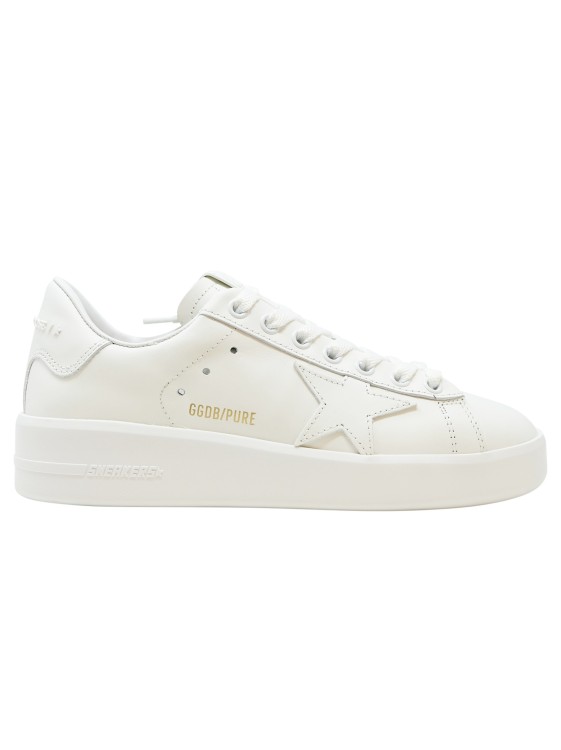 White Leather Pure Star Sneakers by Golden Goose Deluxe Brand in White  color for Luxury Clothing | THE LIST