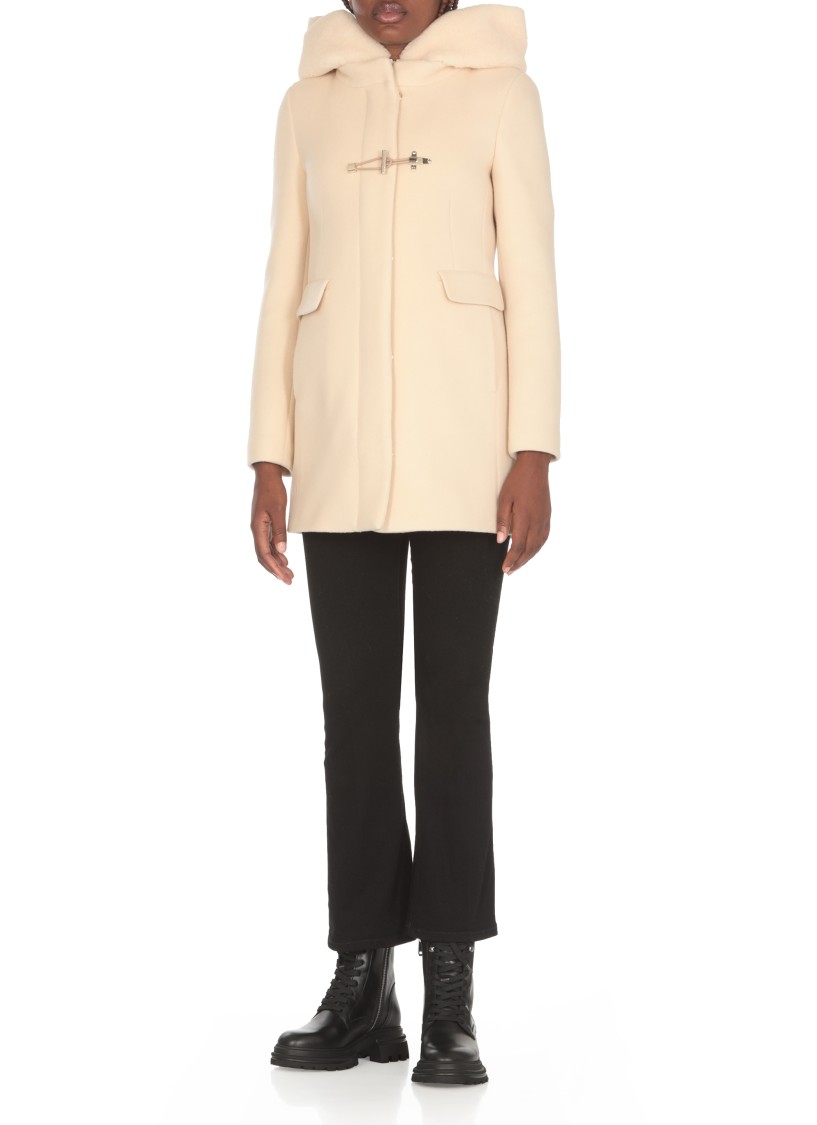 Fay Toggle Coatt In Neutrals