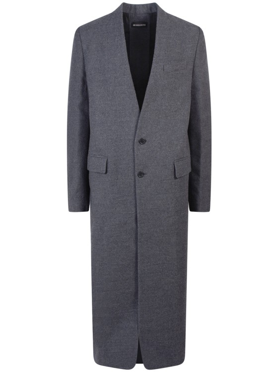 Ann Demeulemeester Coat In Grey
