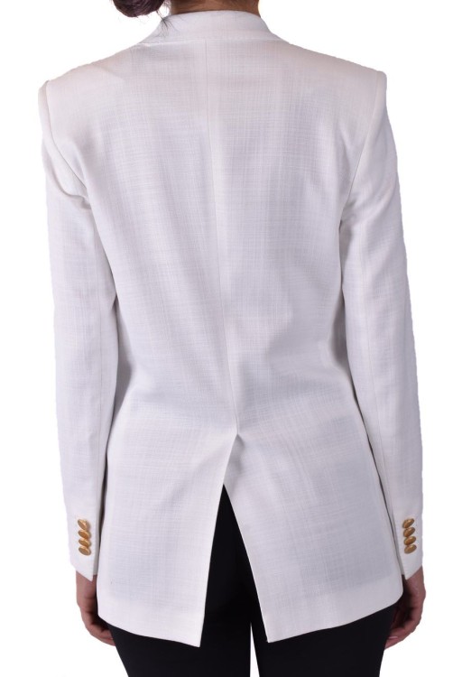Shop Tagliatore White Tailored Blazer