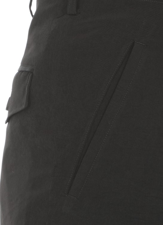 Shop Yohji Yamamoto Tuxedo Trousers In Black