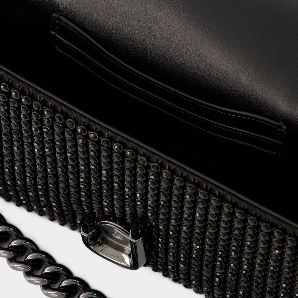 Marc Jacobs The Mini J Marc Shoulder Bag In Black
