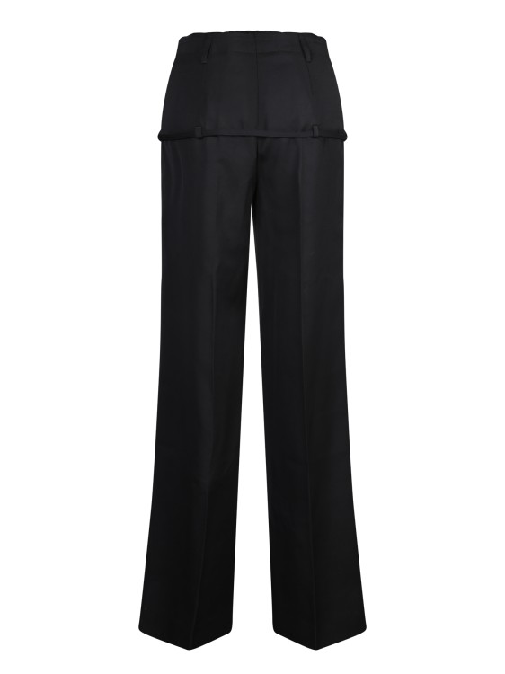 Jacquemus Criollo Wool Wide-leg Pants In Black