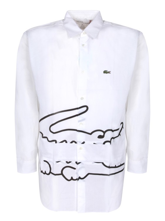 Shop Comme Des Garçons Comme Des Garã§ons Shirt X Lacoste In White