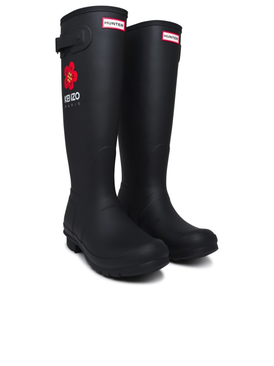 Shop Off-white Wellington Boot In Black Natural Rubber