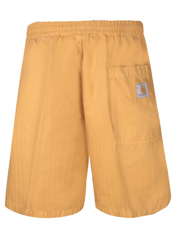 Shop Carhartt Cotton Bermuda Short In Orange