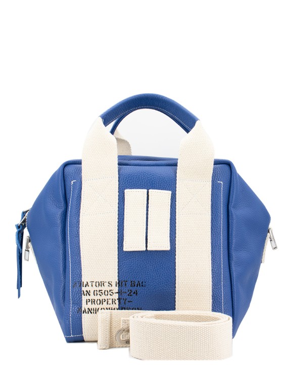 Shop Manikomio Dsgn Tactical Duffle Bag In Blue