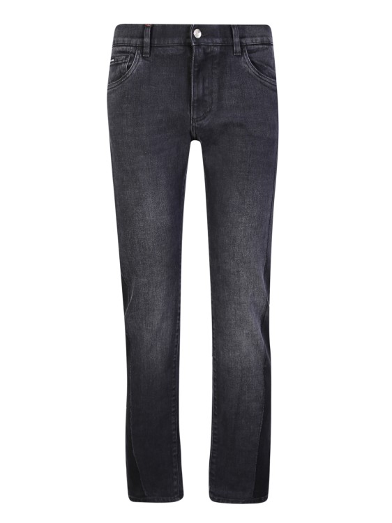 Shop Dolce & Gabbana Classic Black Skinny Jeans In Neutrals