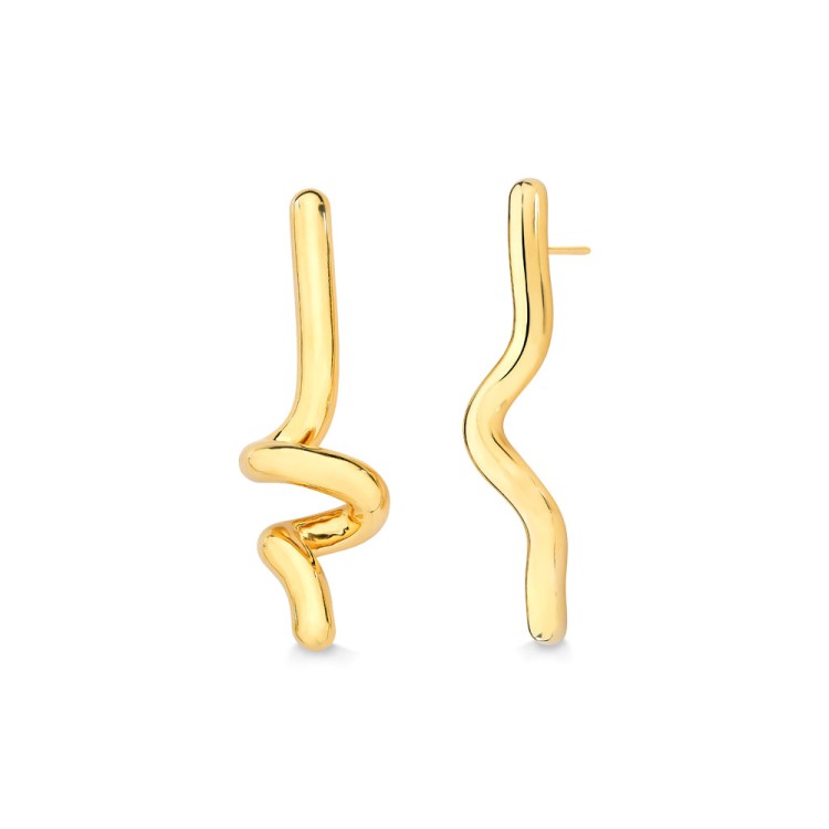 M. Dolores Drink Earring In Gold