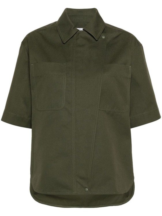 Shop Max Mara Oversize Shirt In Green