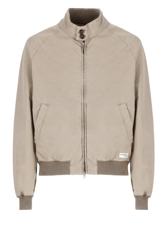Shop Fay Archive Bomber Jacket In Brown
