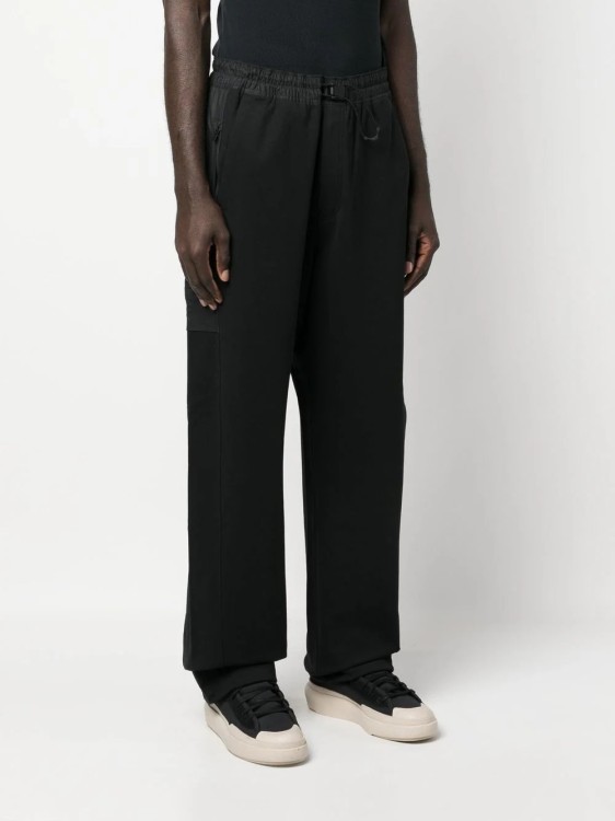 Shop Y-3 Black Organic Cotton Pants