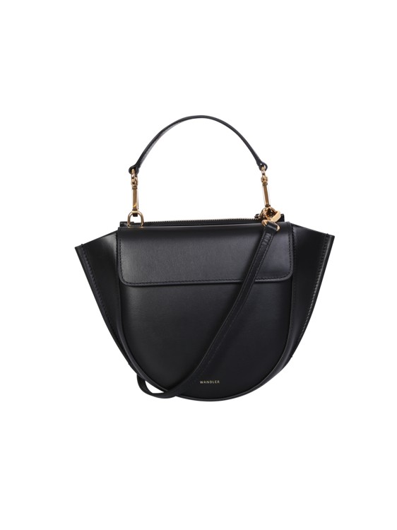 Shop Wandler Hortensia Mini Black Bag