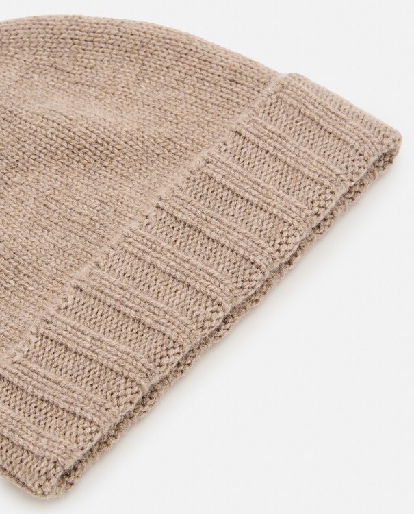 Drumohr Beige Beanie In Pink