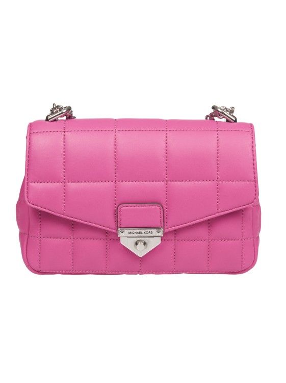 Michael Kors Fuchsia Soho Shoulder Bag In Pink